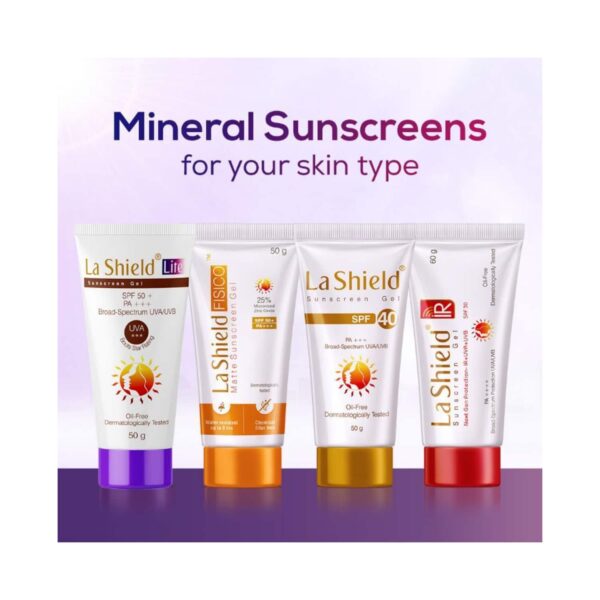 La Shield Lite SPF 50+ & PA+++ Sunscreen Gel (50g) - La Shield