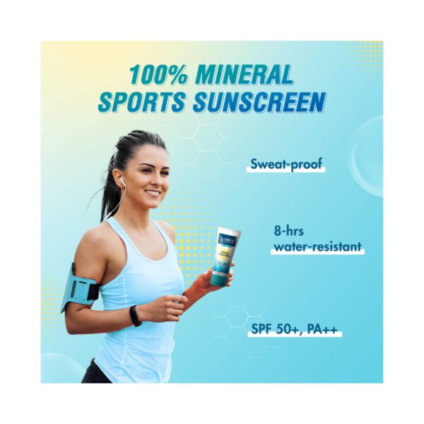 La Shield Mineral Sports Sunscreen Gel SPF 50+ PA+++ (50g) - La Shield