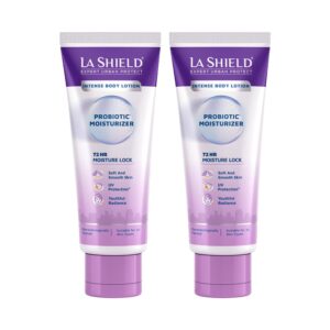 La Shield Probiotic Moisturizer Intense Body Lotion Pack of 2 (200 g) Combo - La Shield