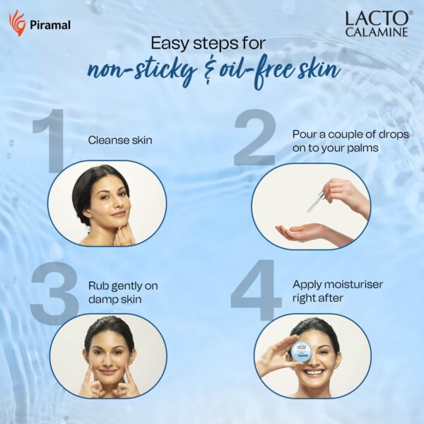 Lacto Calamine 2% Hyaluronic acid face serum with Penta-Ceramide for Plump & Bouncy skin (30ml) - Lacto Calamine