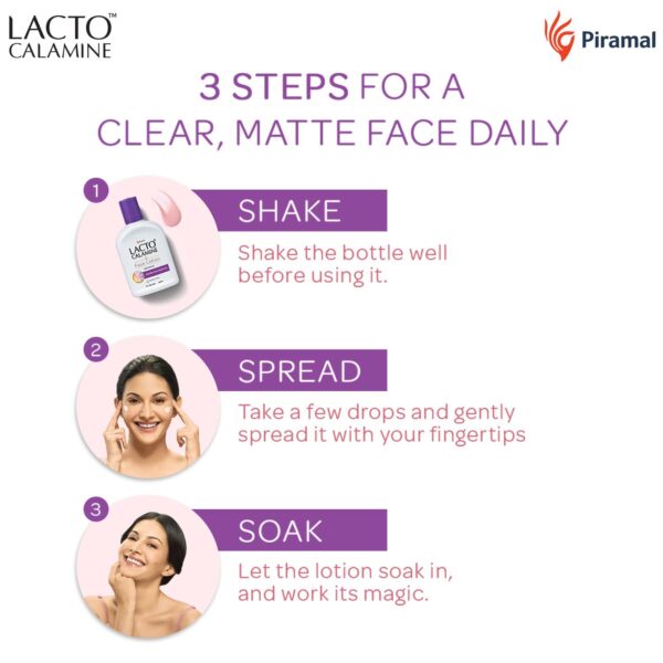 Lacto Calamine Daily Face Lotion For Oily Skin (60ml) - Lacto Calamine