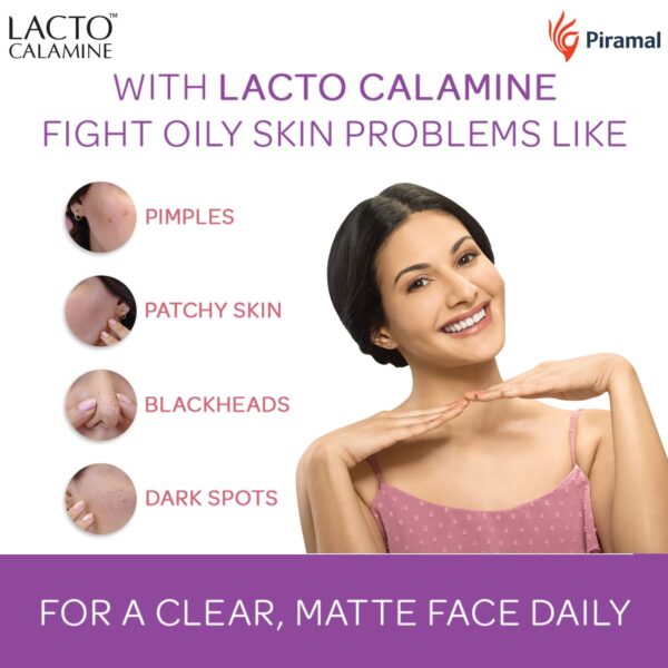 Lacto Calamine Daily Face Lotion For Oily Skin (60ml) - Lacto Calamine