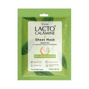 Lacto Calamine Green Tea Face Sheet Mask (25ml) - Lacto Calamine