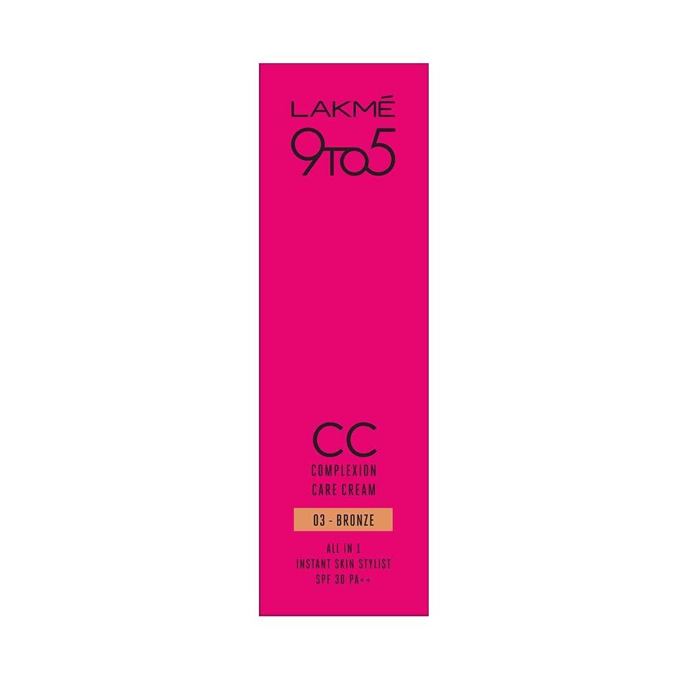LAKMɃ 9 to 5 CC Cream Bronze, 20g