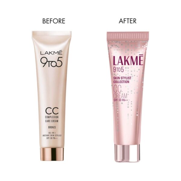 Lakme 9 To 5 Cc Cream Tinted Moisturizer with SPF 30 - Bronze (20 g) - Lakme