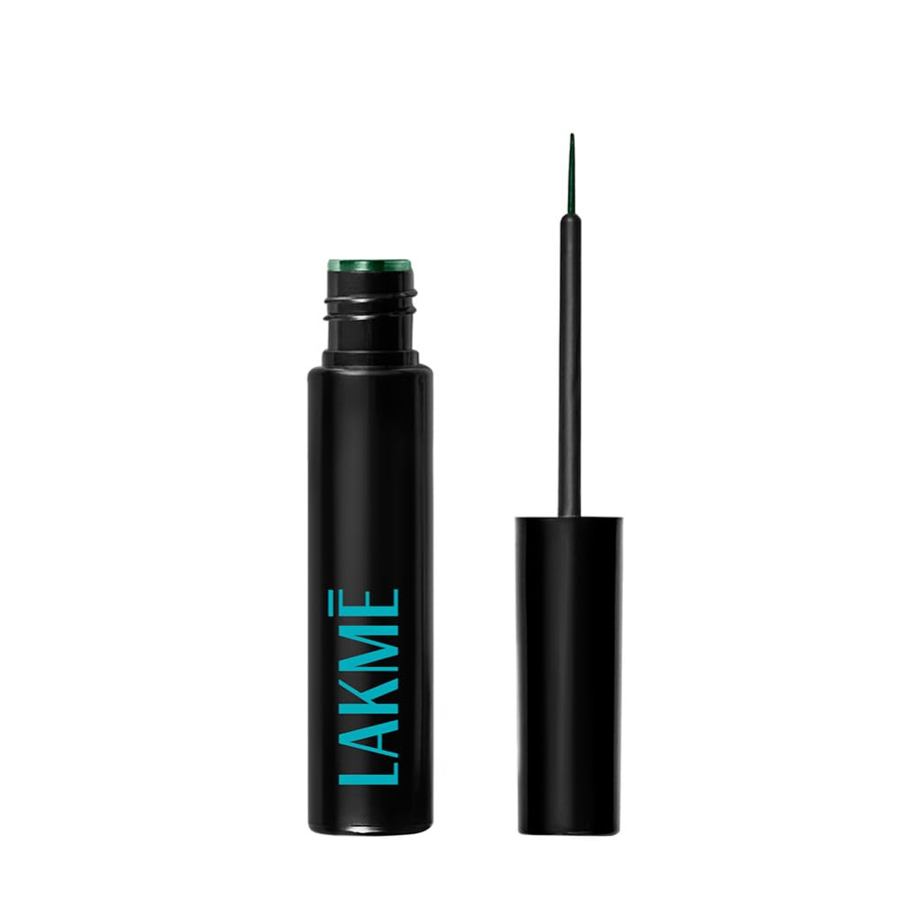 Lakme 9 to 5 Eyeconic Liquid Eyeliner Matte Finish, Waterproof, Smudgeproof 24 Hrs,Green, 4.5 ml