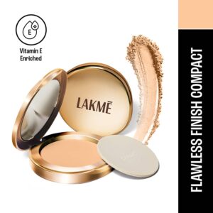 Lakme 9 to 5 Powerplay Matte Compact Oil Control Formula with Vitamin E - Melon (8 g) - Lakme