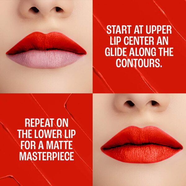 Lakme 9 To 5 Powerplay Priming Matte Liquid Lip - Fiery Scarlet (4.2 ml) - Lakme