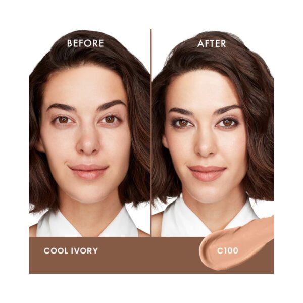 Lakme 9 To 5 Primer + Matte Perfect Cover Foundation Mini SPF 20 - C100 Cool Ivory (15ml) - Lakme