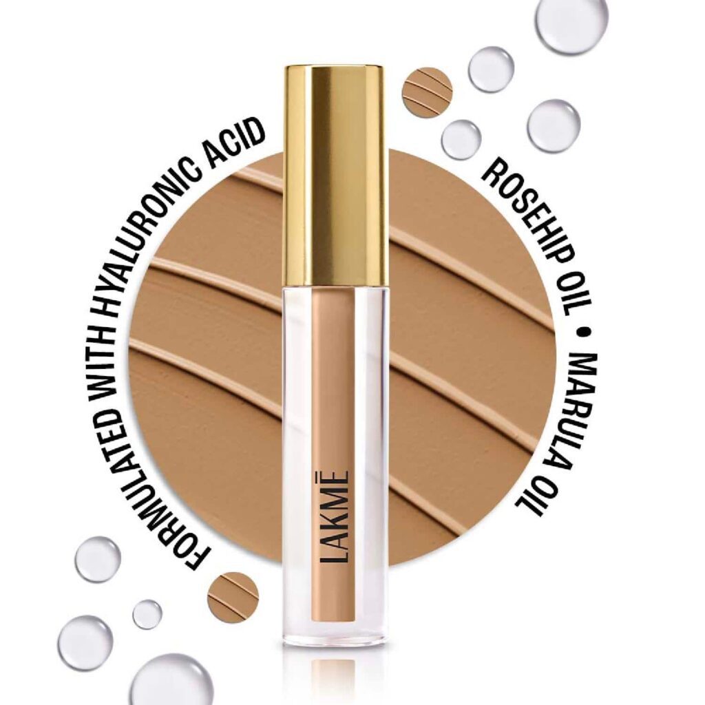 Lakme 9to5 Hya Matte Liquid Concealer - Almond (2 ml) - Lakme