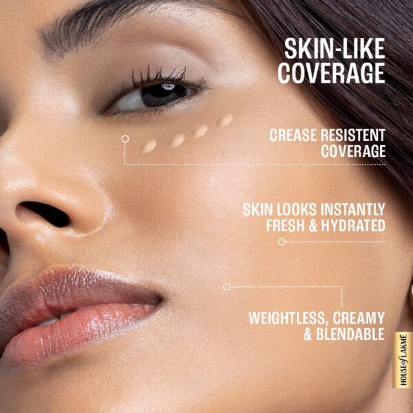 Lakme 9to5 Hya Matte Liquid Concealer - Beige (2 ml) - Lakme