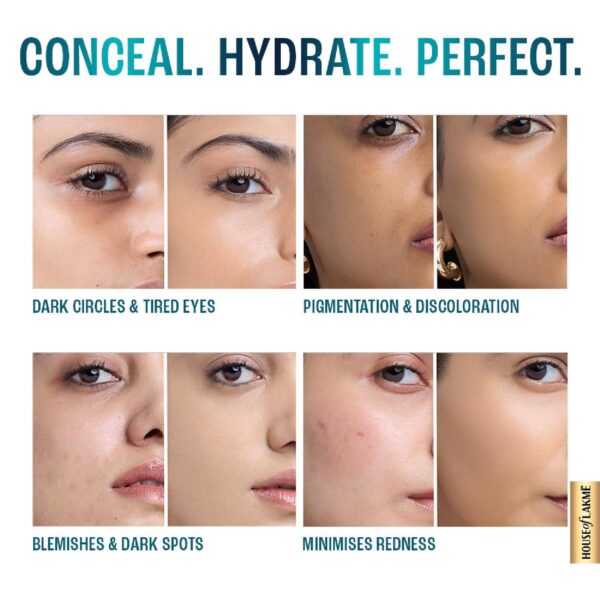 Lakme 9to5 Hya Matte Liquid Concealer - Cinnamon (2 ml) - Lakme
