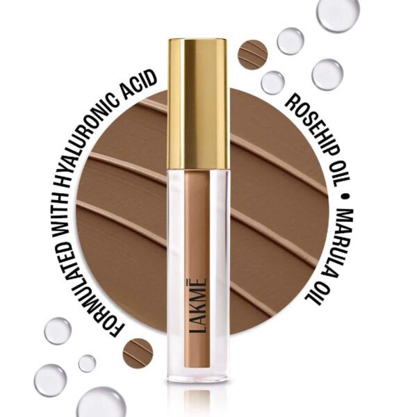 Lakme 9to5 Hya Matte Liquid Concealer - Walnut (2 ml) - Lakme