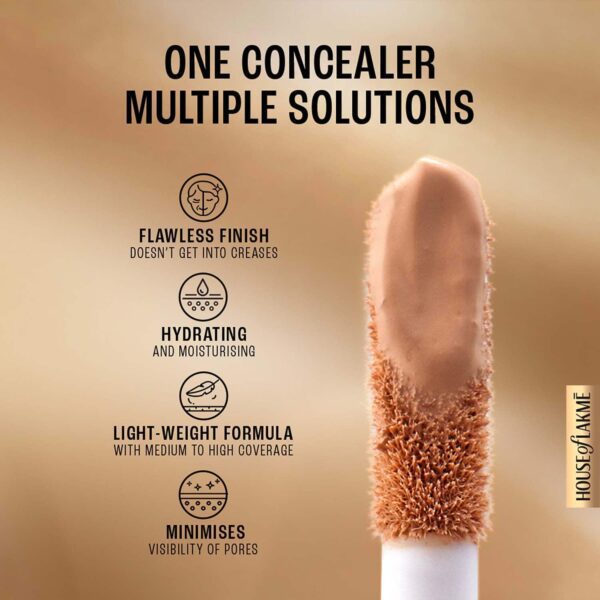 Lakme 9to5 Powerplay Priming Concealer Built in Primer Hydrating - 39 Cocoa (5.4 ml) - Lakme
