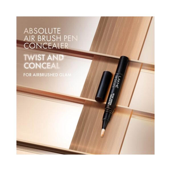Lakme Absolute Instant Airbrush Concealer Pen - Beige (1.8g) - Lakme