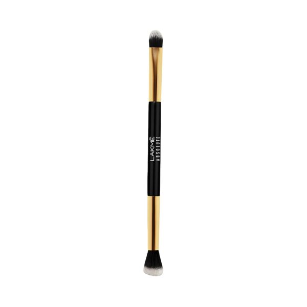 Lakme Absolute Makeup Master Tools - Dual Ended Eyeshadow Brush - Lakme
