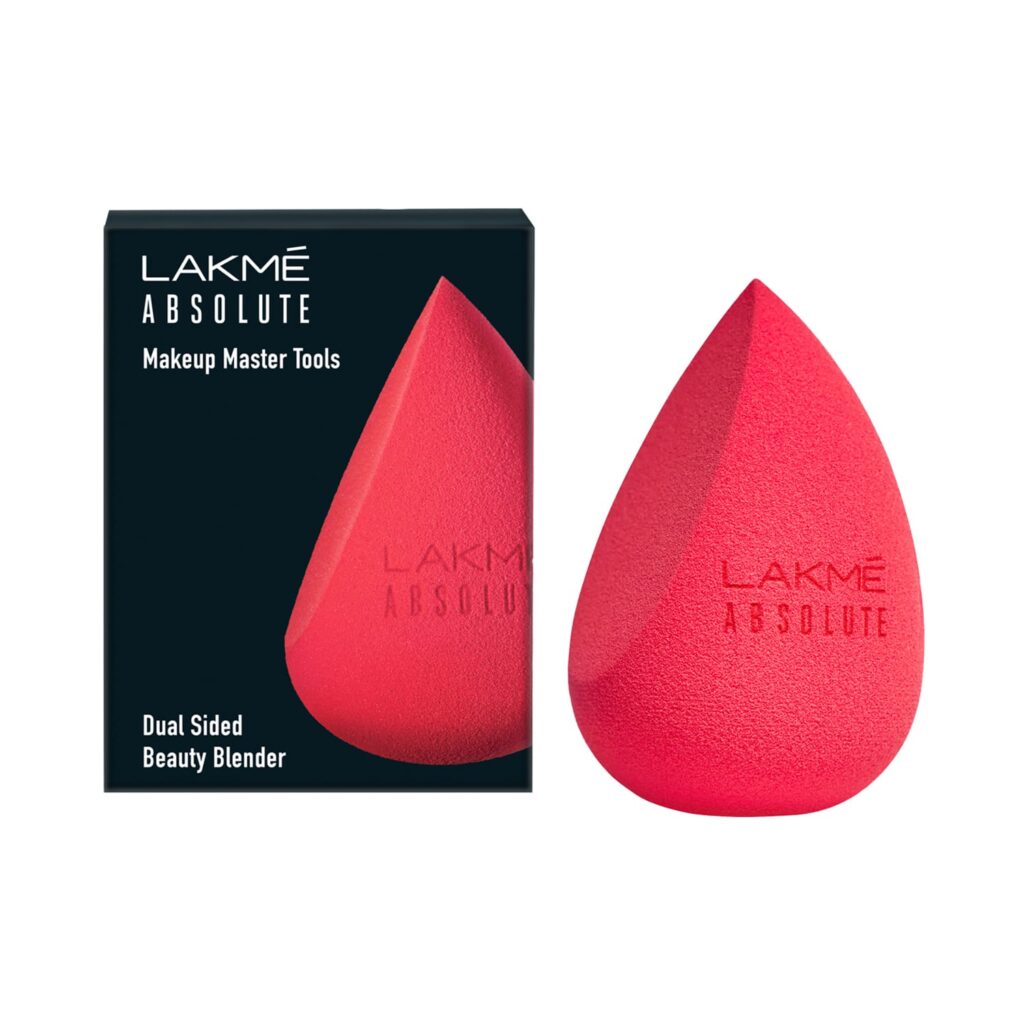 Lakme Absolute Makeup Master Tools - Dual Ended Sided Beauty Blender - Lakme