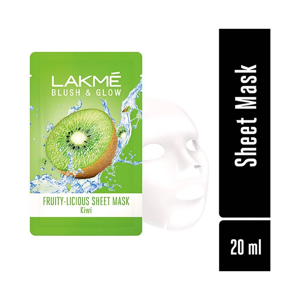 Lakme Blush & Glow Kiwi Sheet Mask (25ml) - Lakme