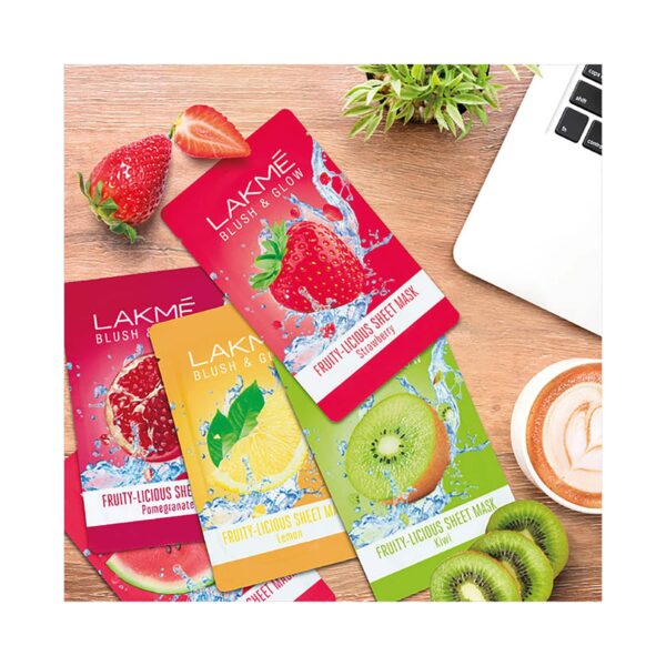 Lakme Blush & Glow Lemon Sheet Mask (25ml) - Lakme
