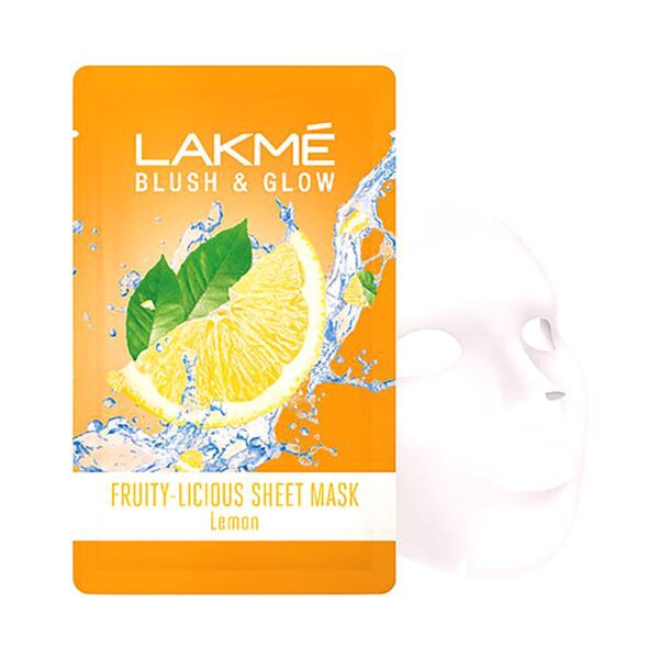 Lakme Blush & Glow Lemon Sheet Mask (25ml) - Lakme