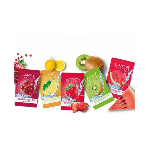 Lakme Blush & Glow Pomegranate Sheet Mask (25ml) - Lakme