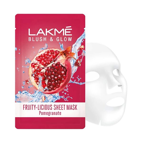Lakme Blush & Glow Pomegranate Sheet Mask (25ml) - Lakme
