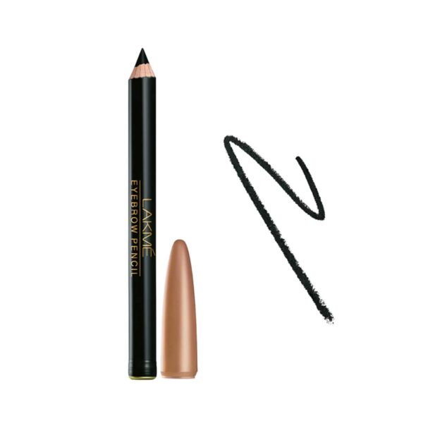 Lakme Eyebrow Pencil - Black (1.2g) - Lakme