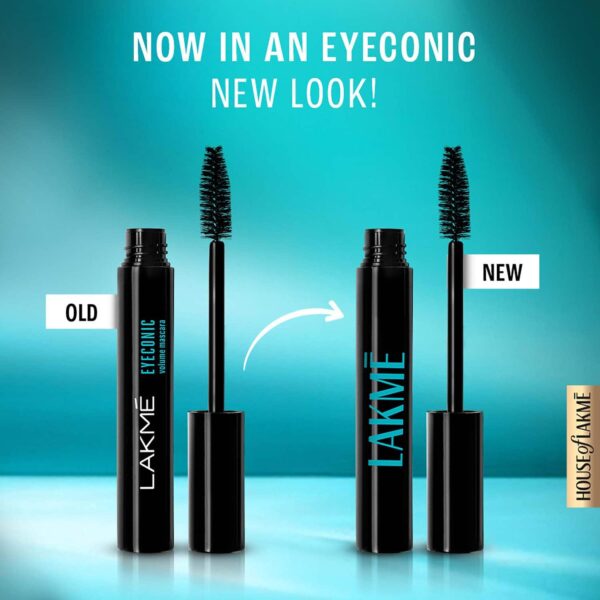 Lakme Eyeconic Volumizing Mascara - Deep Black (8.5 ml) - Lakme