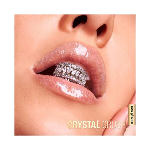 Lakme Glitterati Lip Glaze - 301 Crystal Crush (5 ml) - Lakme