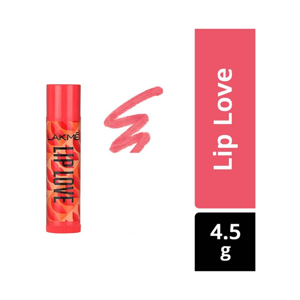 Lakme Lip Love Chapstick Lip Balm - Apricot (4.5g) - Lakme