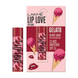 Lakme Lip Love Gelato Chapstick Lip Balm - Berry Mint (4.5g) - Lakme