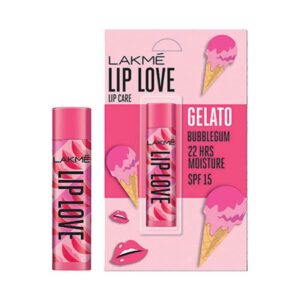 Lakme Lip Love Gelato Chapstick Lip Balm - Bubblegum (4.5g) - Lakme