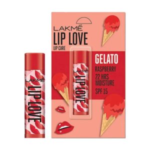 Lakme Lip Love Gelato Chapstick Lip Balm - Raspberry (4.5g) - Lakme