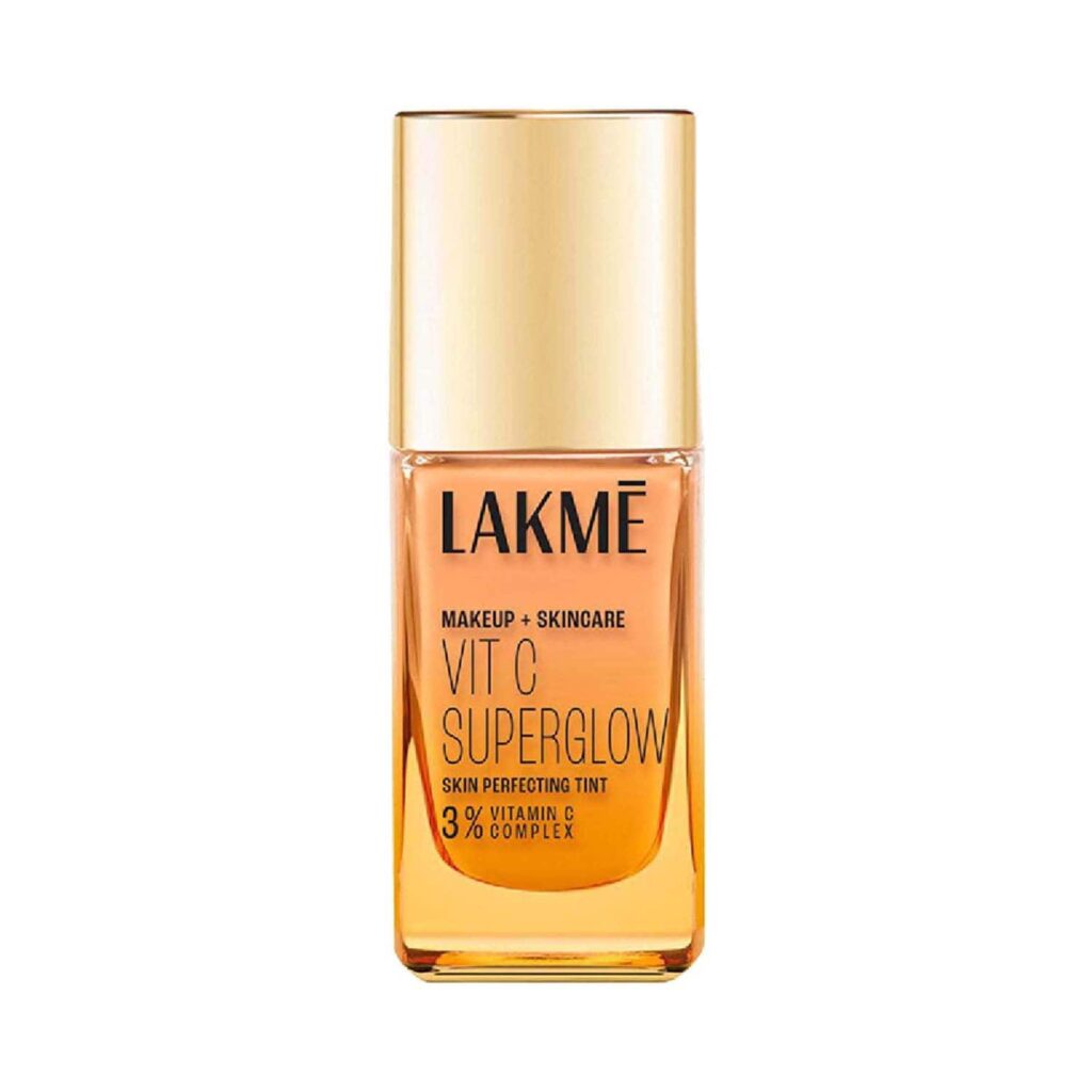 Lakme Makeup+Skincare Vit C Superglow Skin Perfecting Tint - Warm Natural W180 (25 ml) - Lakme