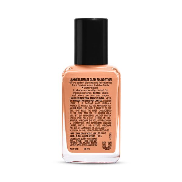 Lakme Perfecting Liquid Foundation Natural Pearl (27 ml) - (Pack of 2) - Lakme