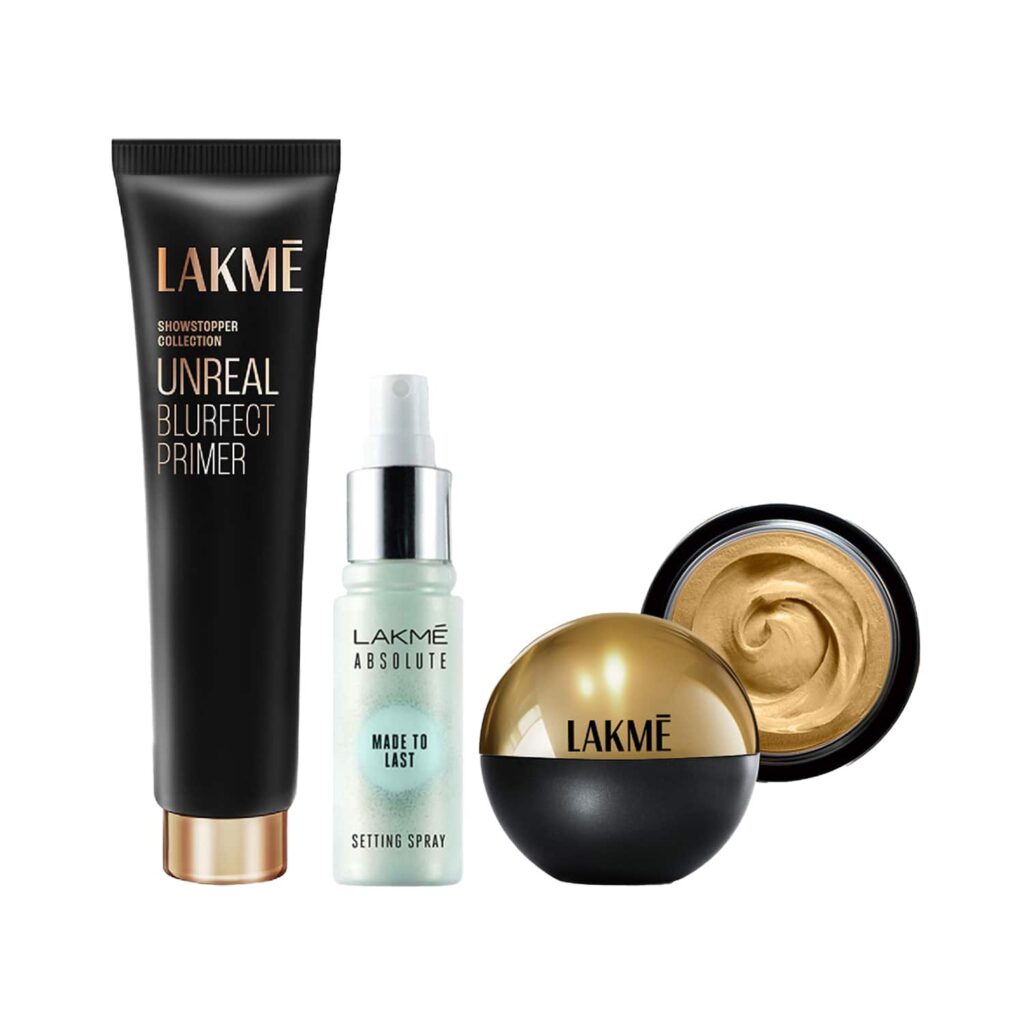 Lakme Prep Cover Set Combo with Setting Spray- Classic Ivory - Lakme