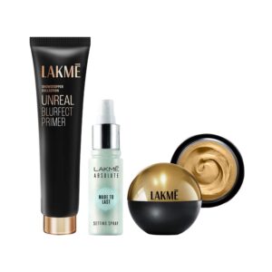 Lakme Prep Cover Set Combo with Setting Spray- Classic Ivory - Lakme
