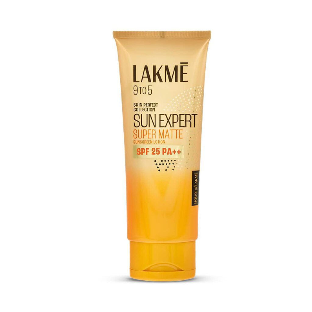 Lakme Sun Expert SPF 24 PA++ Super Matte Lotion Sunscreen, Lightweight, Non Sticky (100 ml) - Lakme