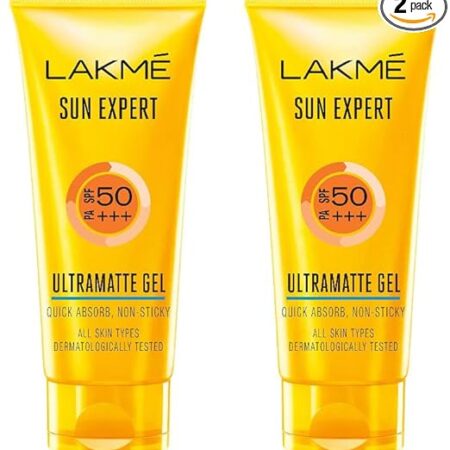 LAKMÉ Sun Expert Spf 50 Gel For All Skin Types, 50 G (Pack Of 2)