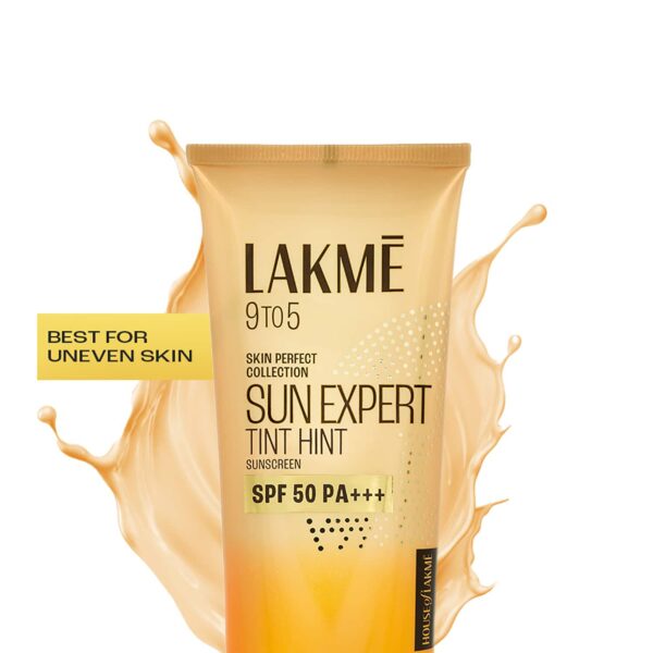 Lakme Tinted Sunscreen SPF 50 PA +++, UVA/B protection, for all dry, oily, normal skin (100 g) - Lakme