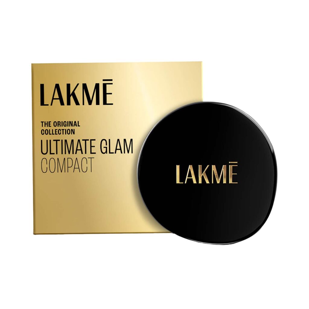 Lakme Ultimate Glam Compact Skin Lightening Compact Powder with Vitamin B3 - Ivory Fair 01 (8 g) - Lakme