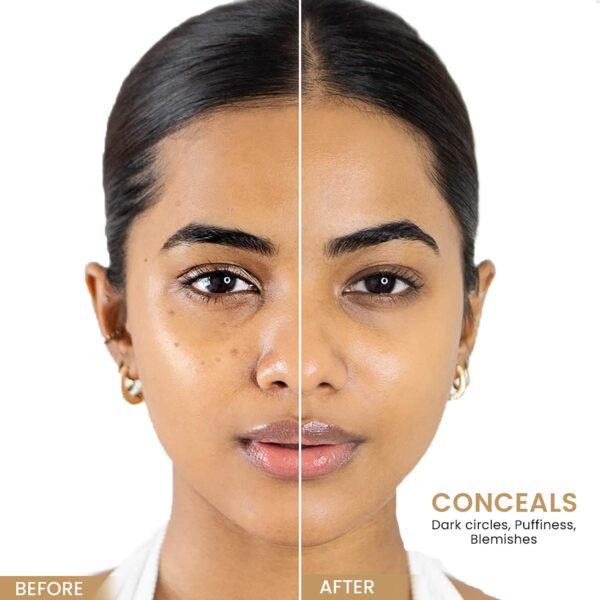 Lakme Unreal Cover Creme Concealer Lightweight & Hydrating - Cinnamon (3.9 g) - Lakme