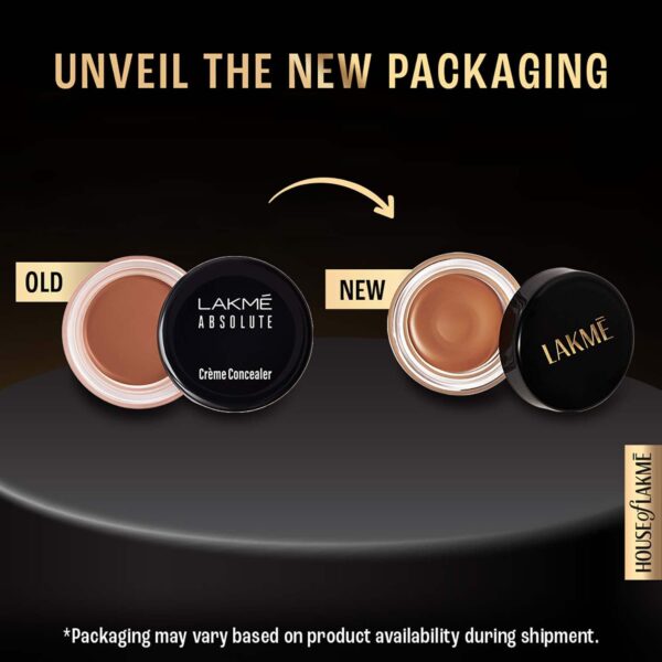 Lakme Unreal Cover Creme Concealer Lightweight & Hydrating - Walnut (3.9 g) - Lakme