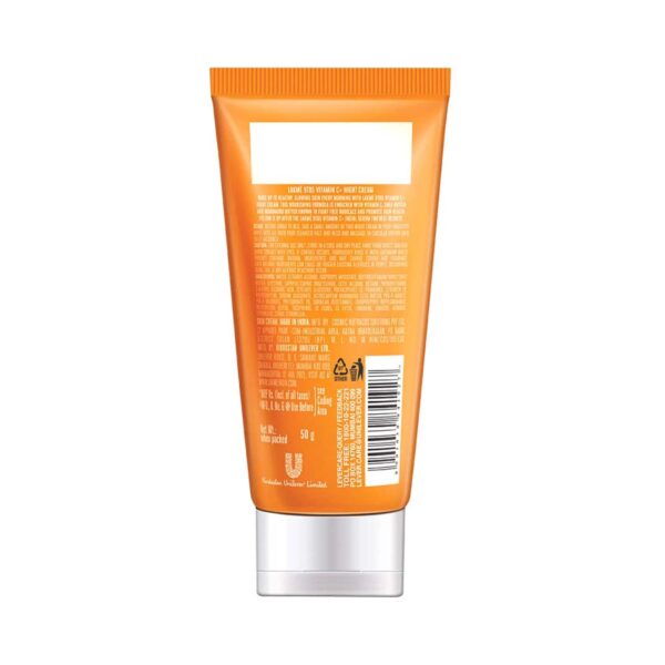 Lakme Vitamin C Brilliance Night Cream with Vitamin C (50g) - Lakme