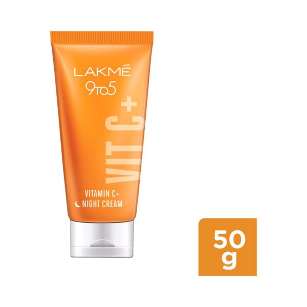 Lakme Vitamin C Brilliance Night Cream with Vitamin C (50g) - Lakme