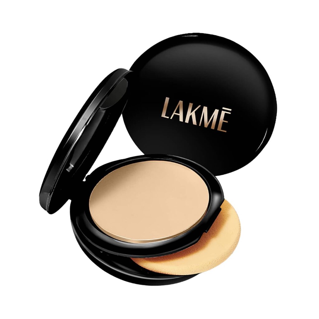 Lakme Xtraordin-airy Compact 2 In 1 Compact + Foundation Lightweight SPF17 - 01 Ivory Fair (9 g) - Lakme