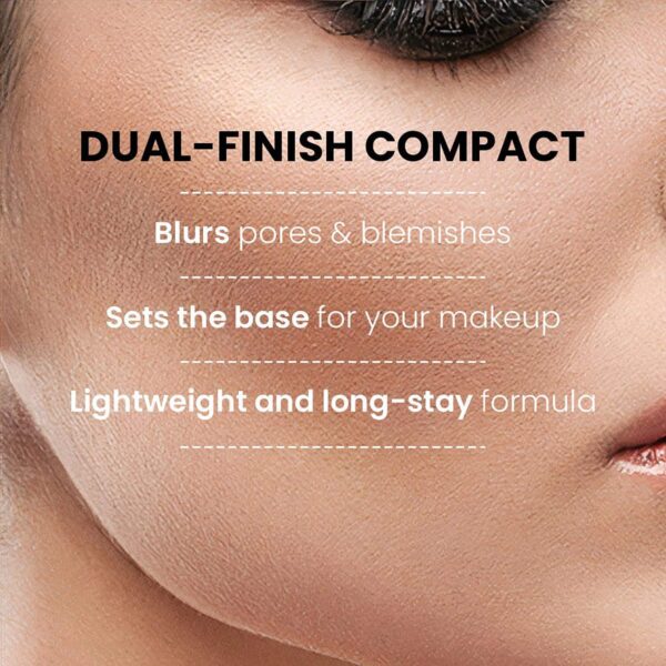Lakme Xtraordin-airy Compact 2 In 1 Compact + Foundation Lightweight SPF17 - 01 Ivory Fair (9 g) - Lakme