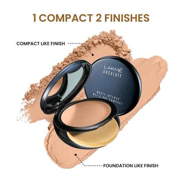 Lakme Xtraordin-airy Compact 2 In 1 Compact + Foundation Lightweight SPF17 - 01 Ivory Fair (9 g) - Lakme
