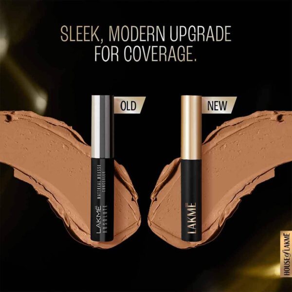 Lakme Xtraordin-airy Mattreal Mousse Concealer Conceals Dark Circles Even Skin Tone - Caramel (9 g) - Lakme