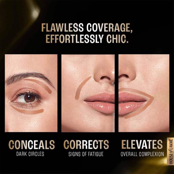 Lakme Xtraordin-airy Mattreal Mousse Concealer Conceals Dark Circles Even Skin Tone - Caramel (9 g) - Lakme